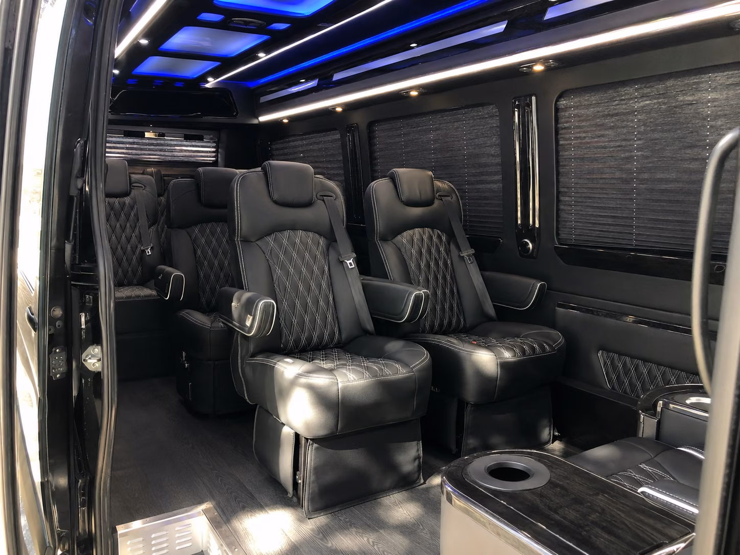 casper wine tour brewery transportation onboard seating